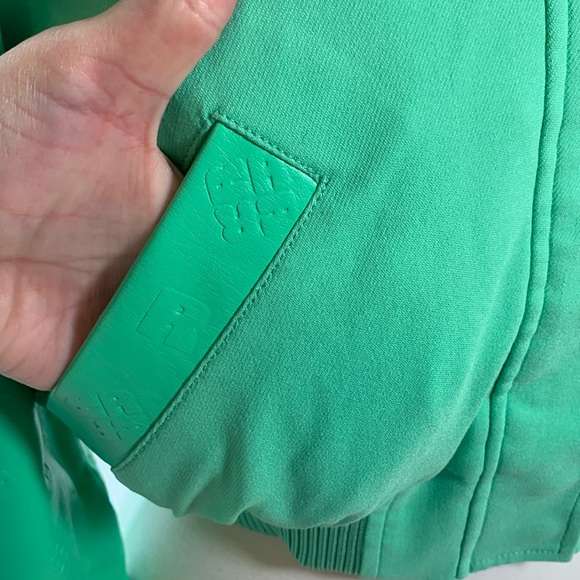 💚💚 ROTATE by Birger Christensen Cropped Bomber Jacket - Mint Green 💚💚 - Picture 11 of 17